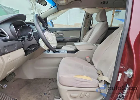 2016 Kia Sedona Lx из США, поврежденный, VIN KNDMB5C17G6204458